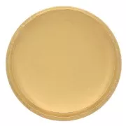 Serti rond pour cabochon 10 mm - Doré à l'or fin x1