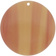 Pendentif rond en acétate transparent 40 mm - Marbré Fauve x1|raw }}