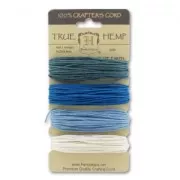 Assortiment fil de chanvre 1,10 mm Aquamarine 4 x 9,1m