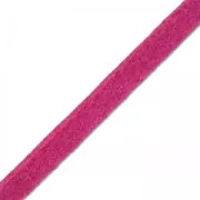 Lacet Suedine 3x1.3 mm Rose pailleté x 2.8 m