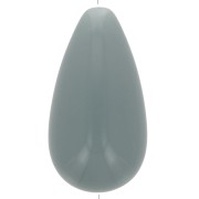 Perle poire en résine opaque 30x16 mm - Celadon x1