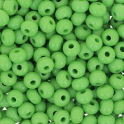 Preciosa Perles rocailles 6/0 4 mm - Opaque Green x20g