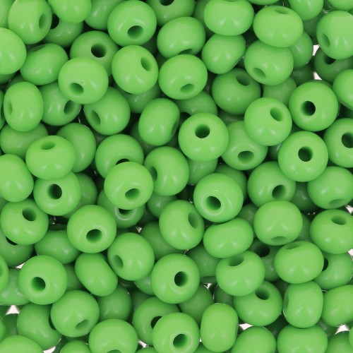 Preciosa Perles rocailles 6/0 4 mm - Opaque Green x20g