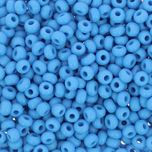 Preciosa Perles rocailles 9/0 2.5 mm - Opaque Bleu x20g