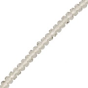 Perles rondelles facettées 4x2.5 mm - Black Diamond x12.5cm|raw }}