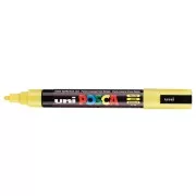 Marqueur Posca pointe conique moyenne 2.5 mm - Jaune x1