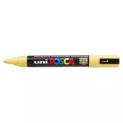 Marqueur Posca pointe conique moyenne 2.5 mm - Jaune paille x1