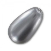 Nacrée PureCrystal semi-percée 5816 15x8 mm Grey Pearl x1|raw }}