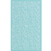 Silk Screen pour Pâte polymère 80x140 mm - Motif Feuilles x1