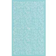 Silk Screen pour Pâte polymère 80x140 mm - Motif Feuilles x1
