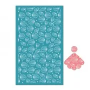 Silk Screen pour Pâte polymère 80x140 mm - Motif coquillages 1 x1