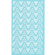 Silk Screen pour Pâte polymère 80x140 mm - Motif triangles x1|raw }}