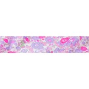 Biais en tissu Liberty - Betsy - Fluo Lilas x1m