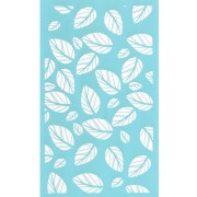 Silk Screen pour Pâte polymère 80x140 mm - Motif feuilles 1 x1
