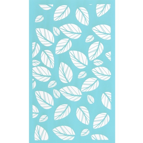 Silk Screen pour Pâte polymère 80x140 mm - Motif feuilles 1 x1