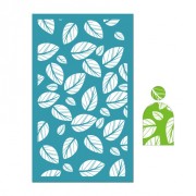 Silk Screen pour Pâte polymère 80x140 mm - Motif feuilles 1 x1