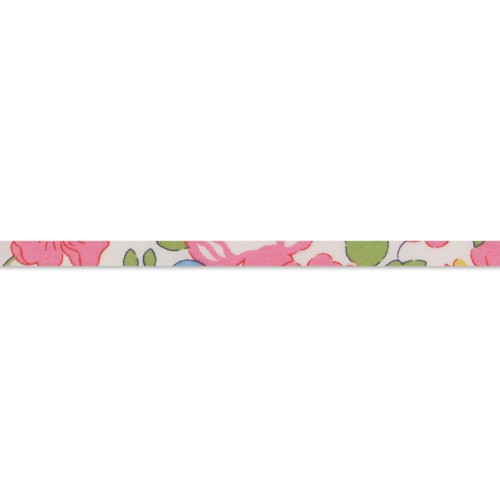 Cordon en tissu Liberty - Betsy - Fuchsia x1m