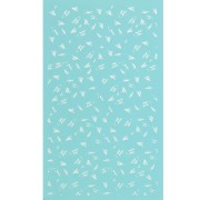 Silk Screen pour Pâte polymère 80x140 mm - Motif petites plumes x1|raw }}