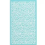 Silk Screen pour Pâte polymère 80x140 mm - Motif léopard x1