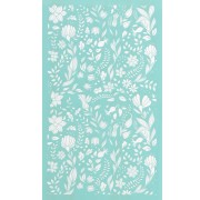 Silk Screen pour Pâte polymère 80x140 mm - Motif floral 1 x1|raw }}