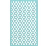 Silk Screen pour Pâte polymère 80x140 mm - Motif oriental x1