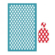 Silk Screen pour Pâte polymère 80x140 mm - Motif oriental x1