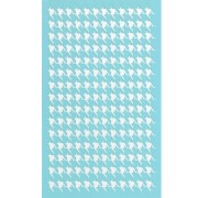 Silk Screen pour Pâte polymère 80x140 mm - Motif pied de poule x1|raw }}