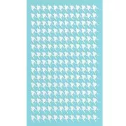 Silk Screen pour Pâte polymère 80x140 mm - Motif pied de poule x1