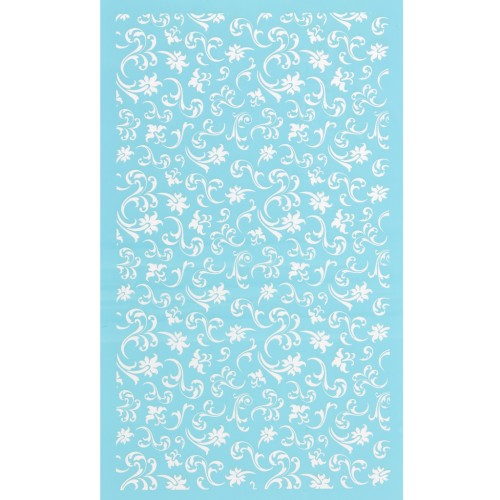 Silk Screen pour Pâte polymère 80x140 mm - Motif arabesques x1