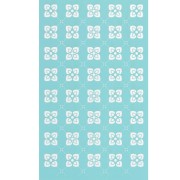 Silk Screen pour Pâte polymère 80x140 mm - Motif carreaux de ciment x1