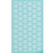 Silk Screen pour Pâte polymère 80x140 mm - Motif fleurs 2 x1|raw }}