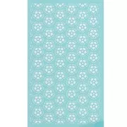 Silk Screen pour Pâte polymère 80x140 mm - Motif fleurs 2 x1