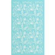 Silk Screen pour Pâte polymère 80x140 mm - Motif feuillage x1
