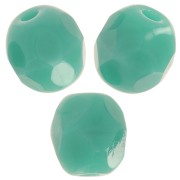 Facettes 4 mm - Opaque Persian Turquoise x50