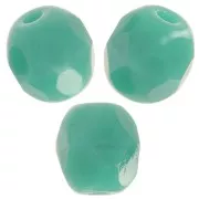 Facettes 4 mm - Opaque Persian Turquoise x50