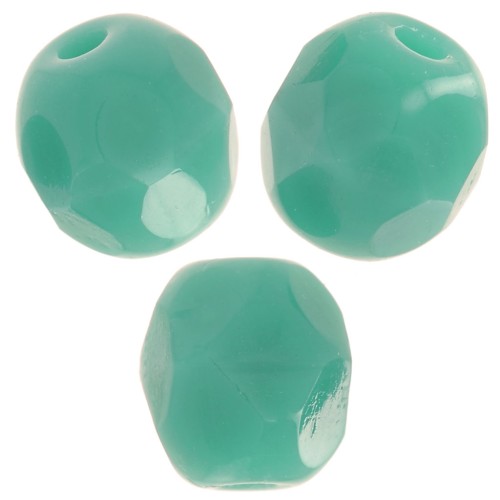 Facettes 4 mm - Opaque Persian Turquoise x50