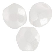 Facettes 4 mm - Alabaster Pastel White x50
