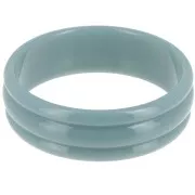 Bracelet jonc épais en résine opaque 66 mm - Celadon x1
