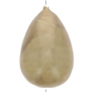 Perle poire en papier mâché effet métallisé 33x22 mm - Golden x1