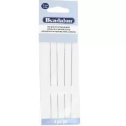 Aiguilles à perler à grand chas 116 mm x4