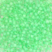 Rocaille Toho 11/0 TO11R975 - Crystal Neon Sea Foam Lined x8g