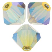 Perles toupies Preciosa - Rondelle Bead 5 mm - Olivine AB 2X x12|raw }}