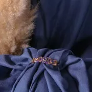 Strass à coller en cristal PureCrystal 4 mm Sapphire x36