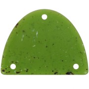 Pendentif chandelier demi-lune en acrylique 30x39.5 mm - Olive granit x1|raw }}