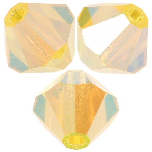 Perles toupies Preciosa - Rondelle Bead 5 mm - Citrine AB 2X x12