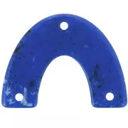Intercalaire forme pont en acrylique 30x39.5 mm  - Bleu foncé granit x1