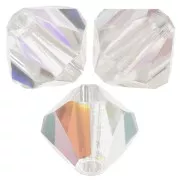 Perles toupies Preciosa - Rondelle Bead 5 mm - Crystal Glitter x12