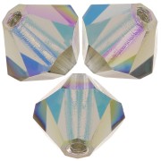 Perles toupies Preciosa - Rondelle Bead 5 mm - Black Diamond Glitter x12|raw }}