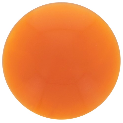 Cabochon rond en acrylique opaque 14 mm - Ambre x1