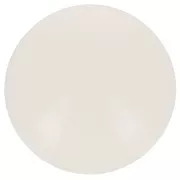 Cabochon rond en acrylique opaque 14 mm - Crème x1